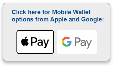 Click here if you'd rather donate with Apple Pay of Google Pay